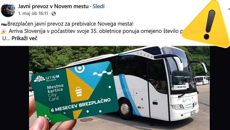 fb - naslovka3 Lažna Facebook stran Javni prevoz v Novem mestu