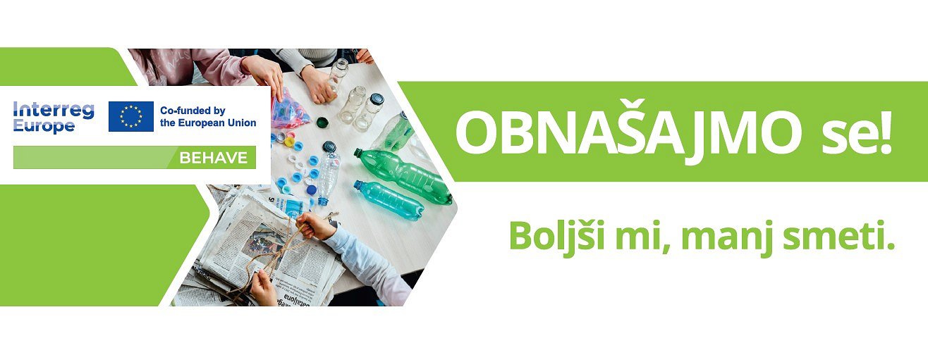 behave-knjizne kazalo Projekt BEHAVE: Obnašajmo se - boljši mi, manj smeti!