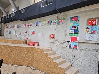 razstava izdelkov otrok v knjižnici