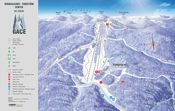 proge na smučišču na Gačah proge na smučišču na Gačah