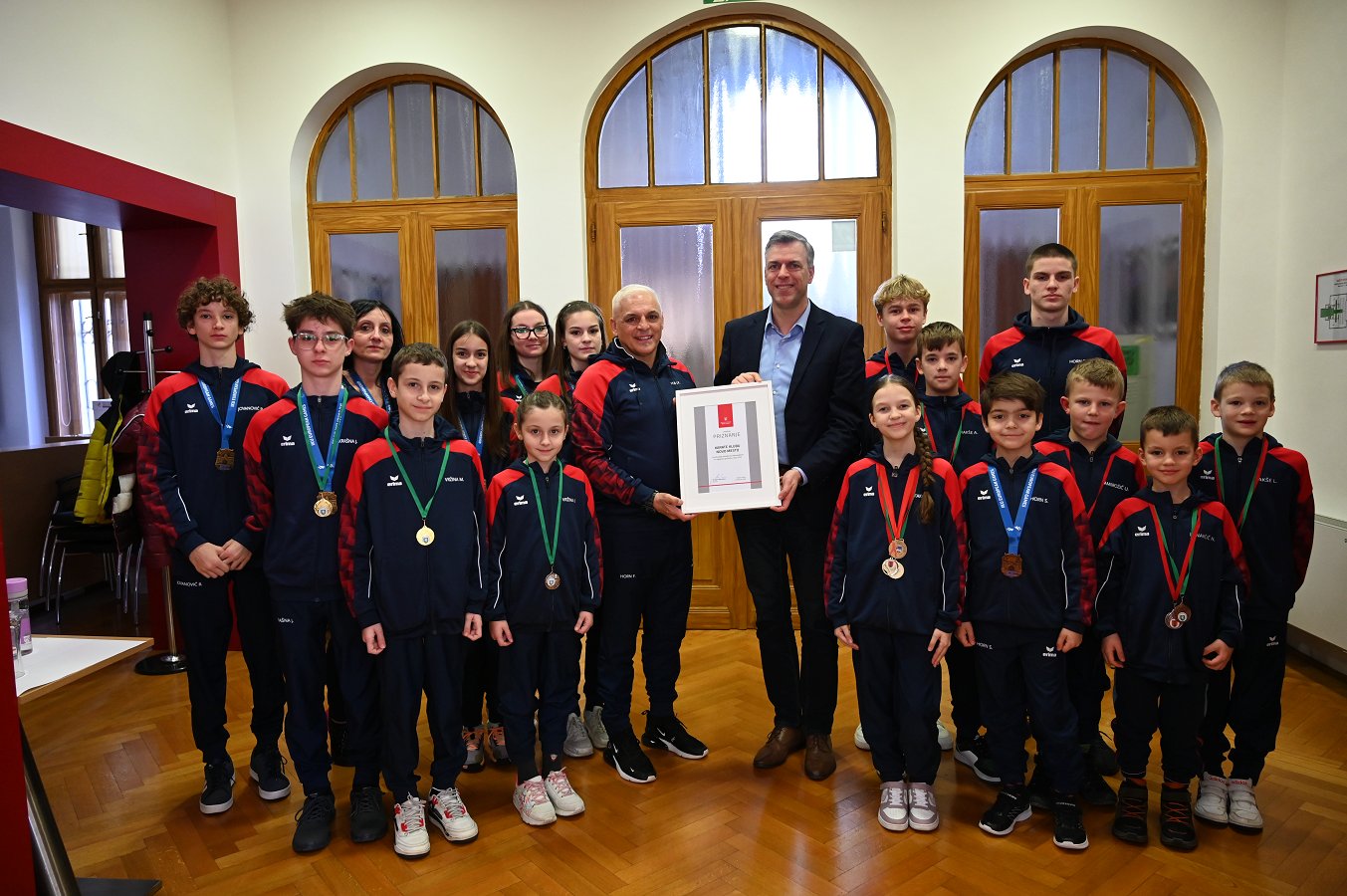  Sprejem članov Karate kluba Novo mesto 