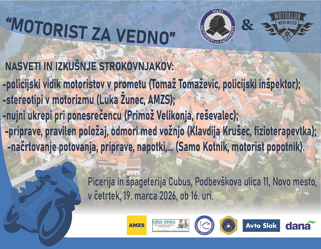 Motorist za vedno 2026