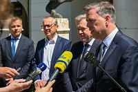 Delovni obisk, sprejem ministra dr. Igorja Papiča