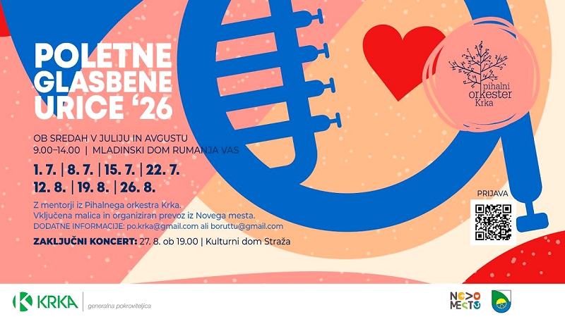 Poletne glasbene urice pihalnega orkestra Krka Poletne glasbene urice Pihalnega orkestra Krka