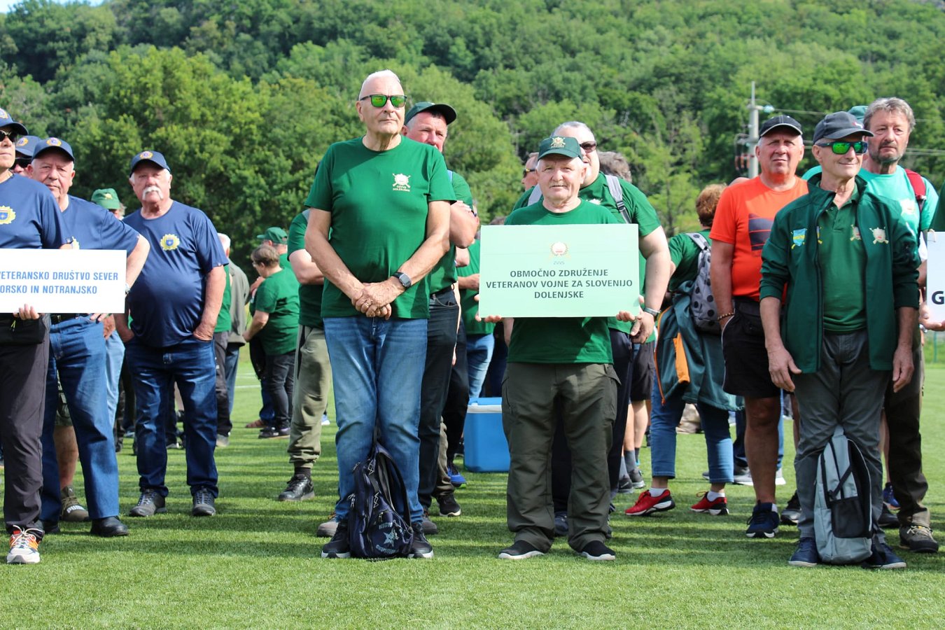 Na fotografiji so Dolenjski veterani