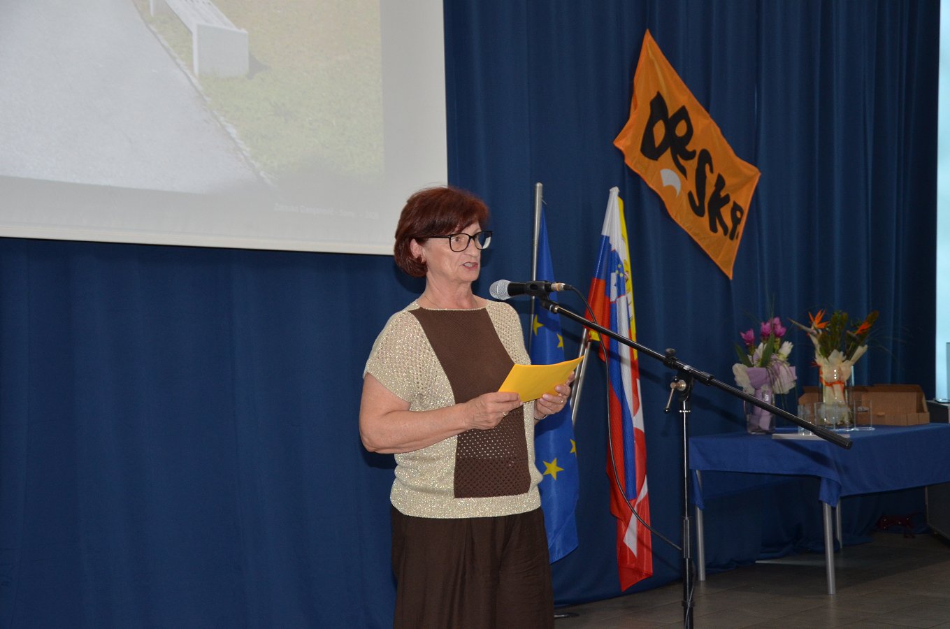Na fotografiji je predsednica Krajevne skupnosti Drska Na fotografiji je predsednica Krajevne skupnosti Drska