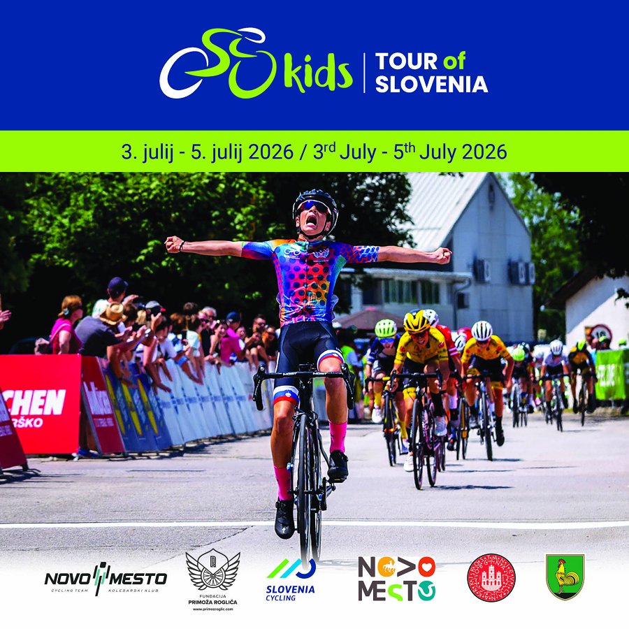 Na fotografiji je mladinski kolesar na Kids tour of Slovenia