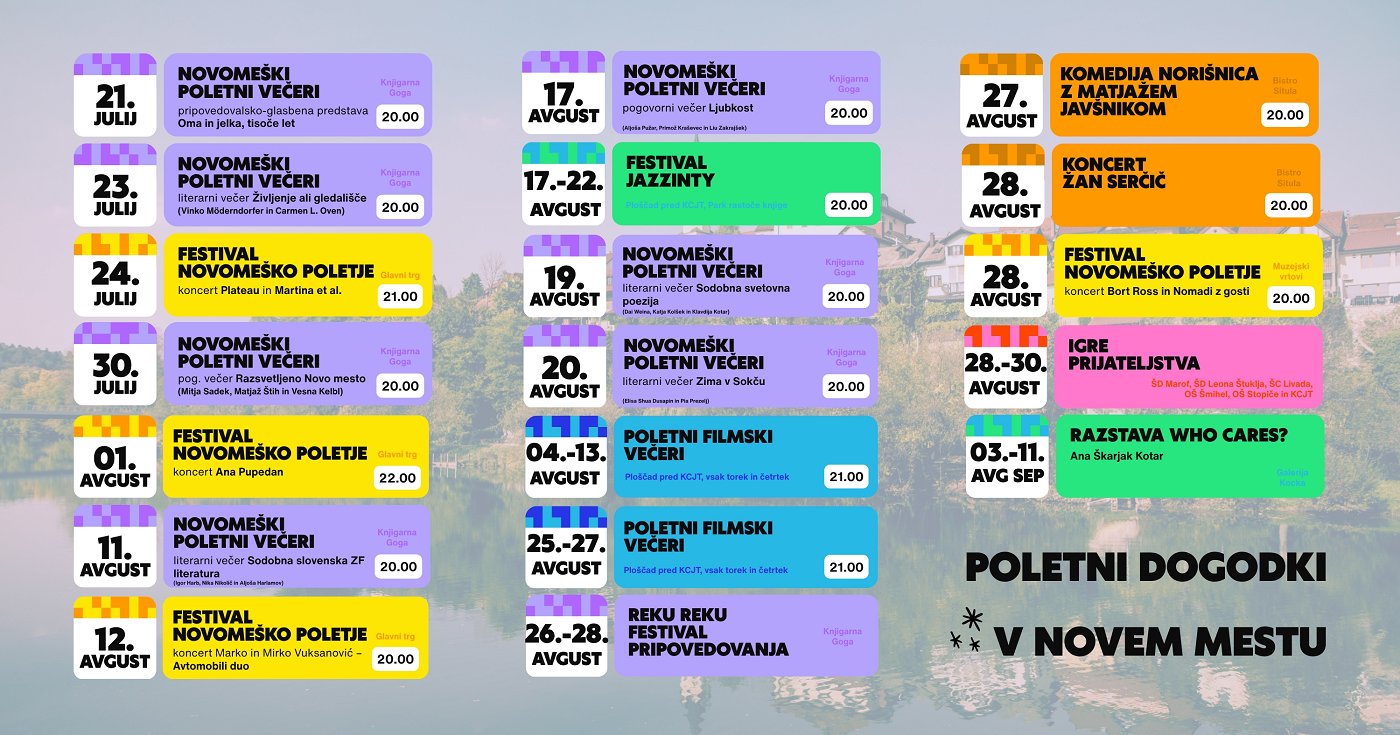 POLETNI DOGODKI banner za spletno stran