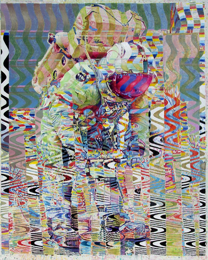 Uroš Weinberger, Cassio Spectral, 2022, olje na platnu, 200 x 160 cm
© Uroš Weinberger