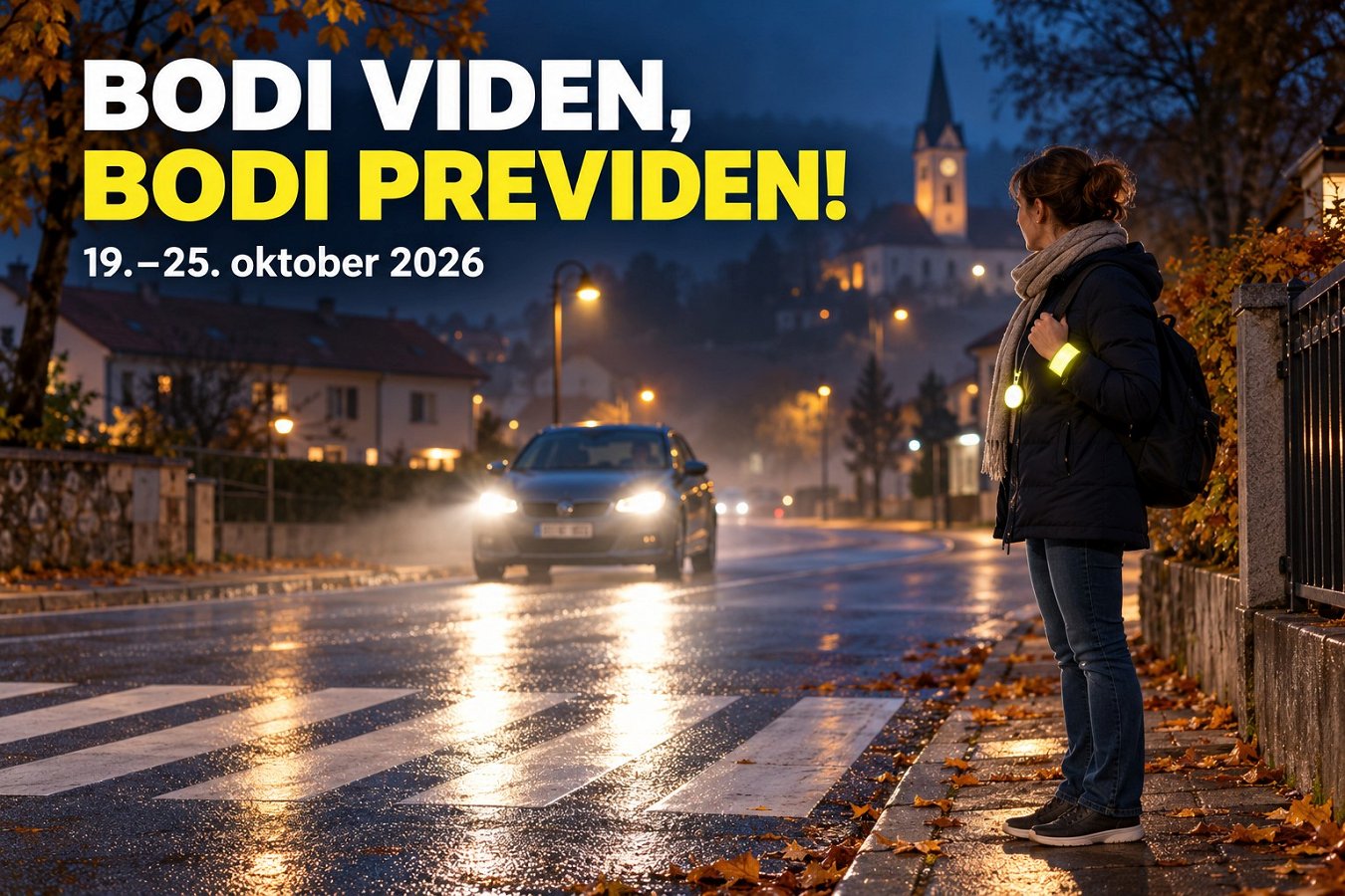 Plakat Naj vas tema ne skrije - bodi viden, bodi previden!